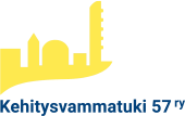 Kehitysvammatuki 57 ry:n logo.